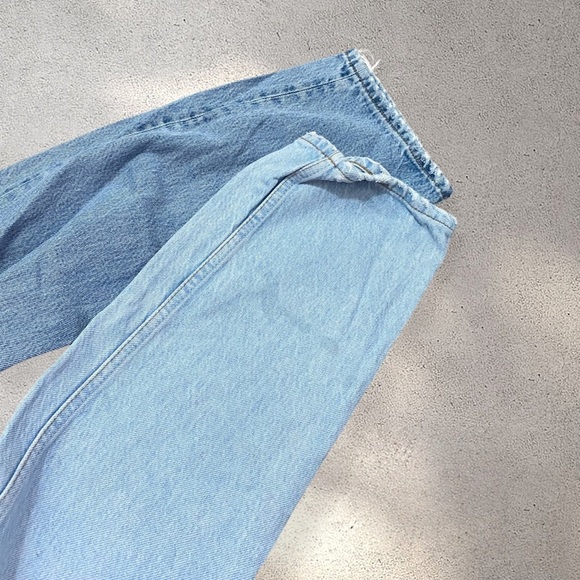 Reformation Light Blue Straight Leg Jeans - Picture 5 of 6